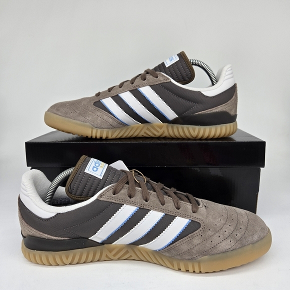 adidas Busenitz Indoor Men\'s Super Earth Strata Crystal White Shoes Size 11